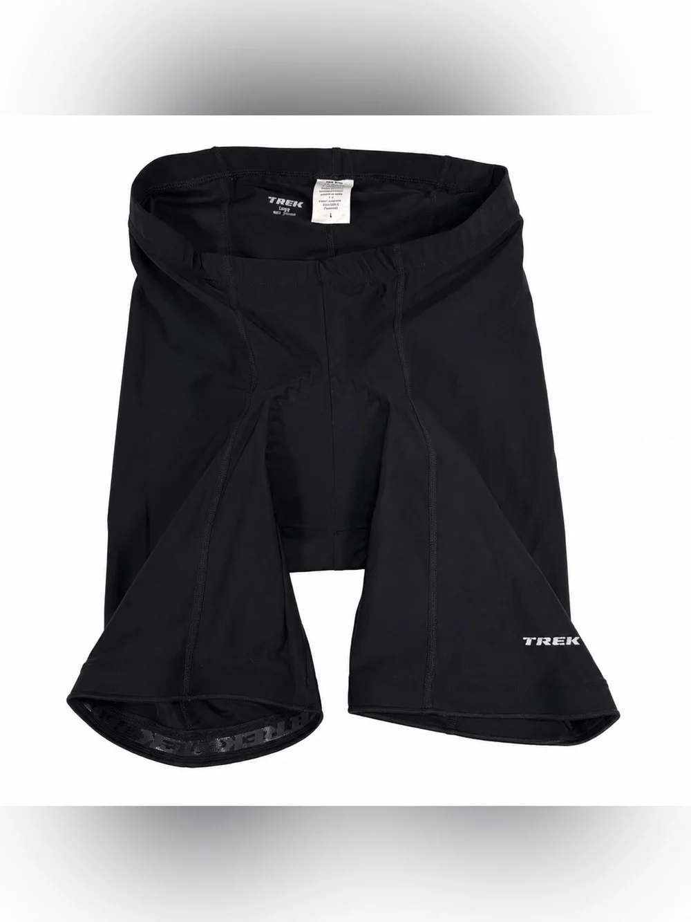 Trek Men’s Cycling Liner Shorts Padded Chamois Black Compression Bike Size L